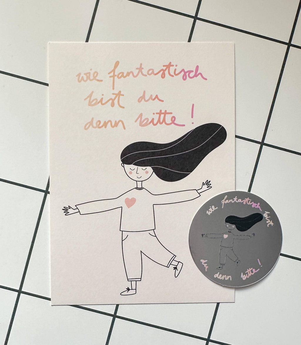 STUDIO SONNA Sticker WIE FANTASTISCH BIST DU