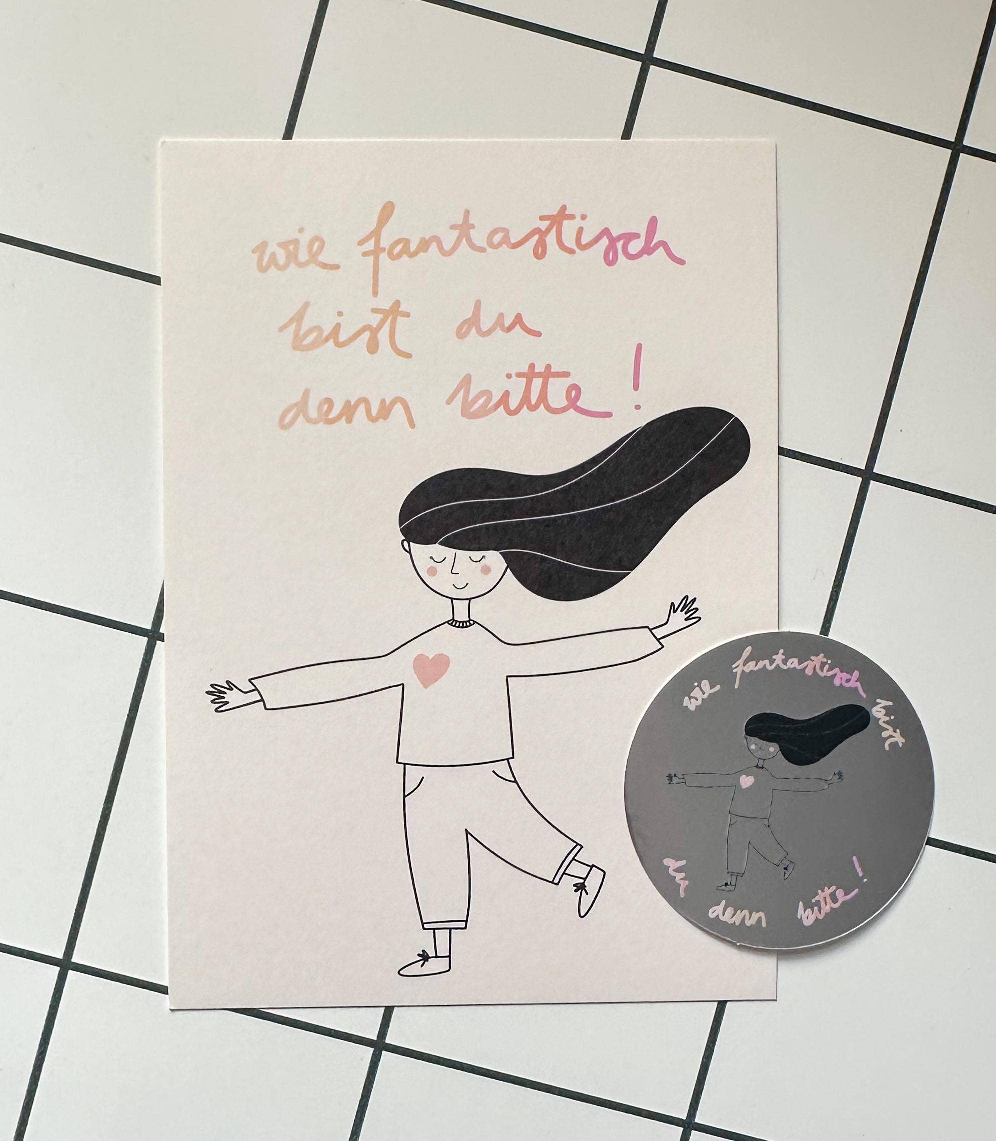 STUDIO SONNA Sticker WIE FANTASTISCH BIST DU