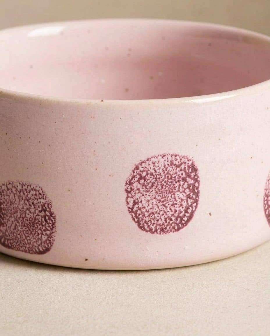 EGG BACK HOME Tiernapf 16,5 cm POP DOTS, 2-teilig