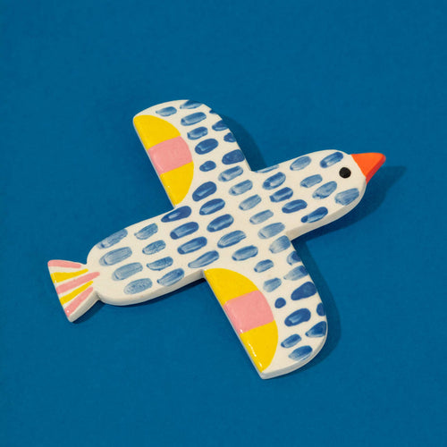 ANA SEIXAS Keramik Vogel DEEPBLUE