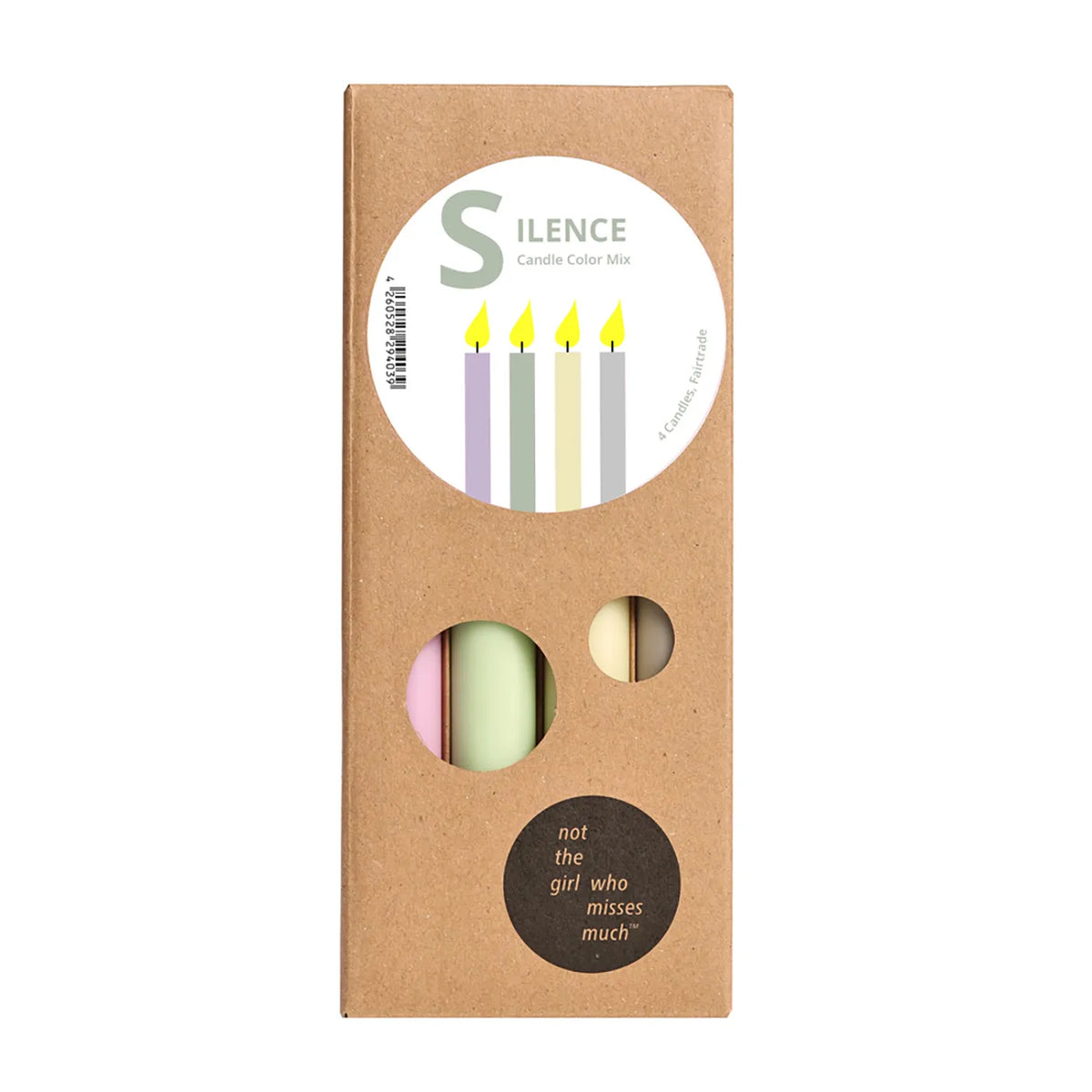 NOT THE GIRL WHO MISSES MUCH, Kerzen-Set SILANCE