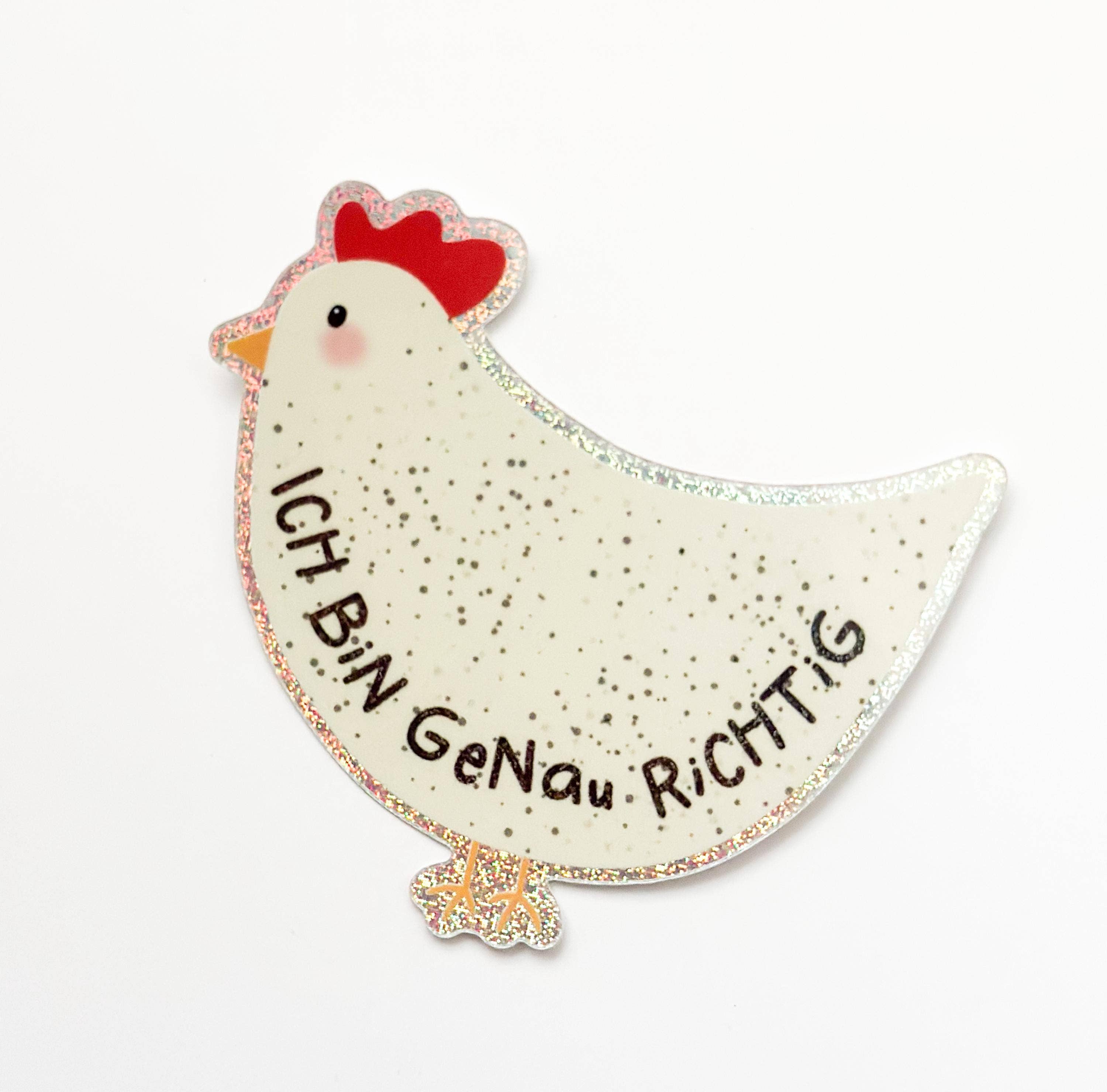 STUDIO SONNA Glitzer Sticker Huhn PIXIE