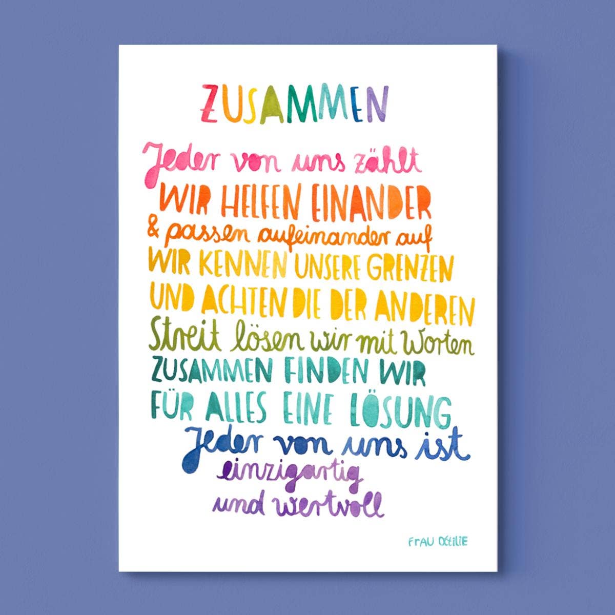 FRAU OTTILIE Poster ZUSAMMEN