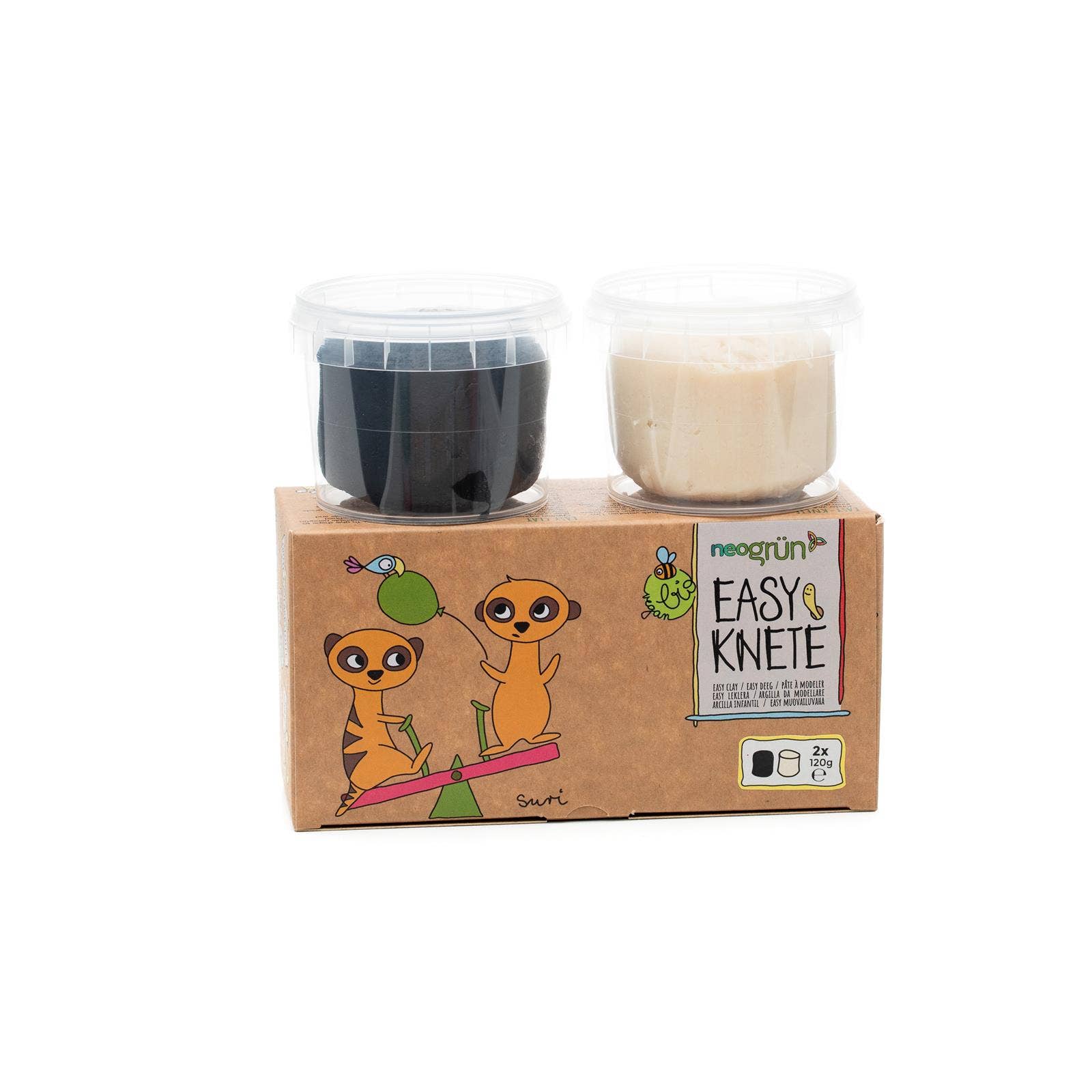 NEONGRÜN Easy-Knete vegan SURI