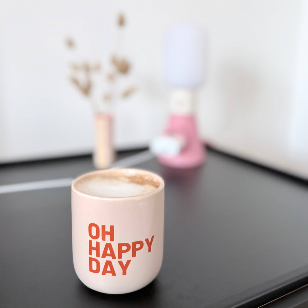 HERR & FRAU HEMPEL Kaffeebecher OH HAPPY DAY