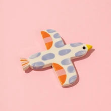 ANA SEIXAS Keramik Vogel PURPLE