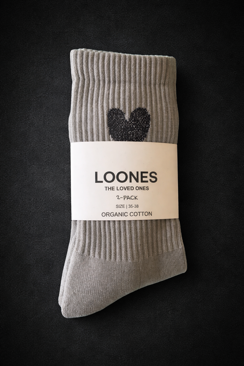LOONES Socken 2er Set THE BIG HEART