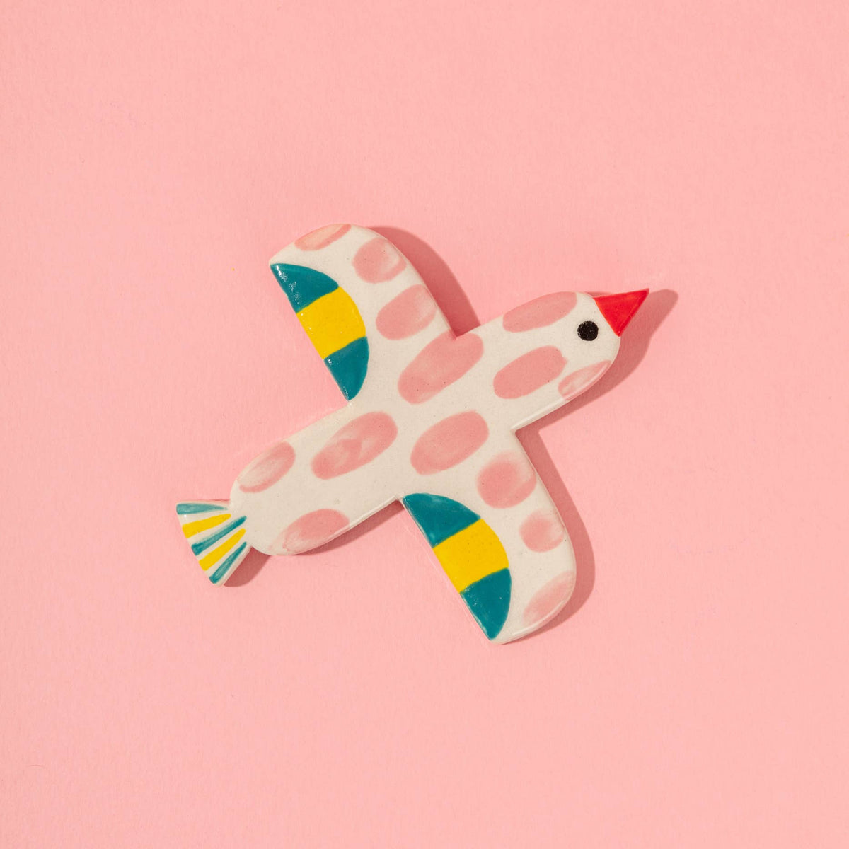 ANA SEIXAS Keramik Vogel ROSA