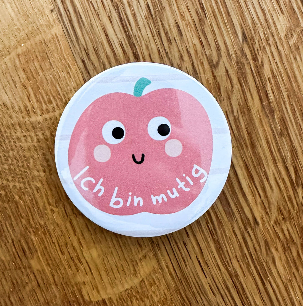 STUDIO SONNA Button Pin ICH BIN MUTIG