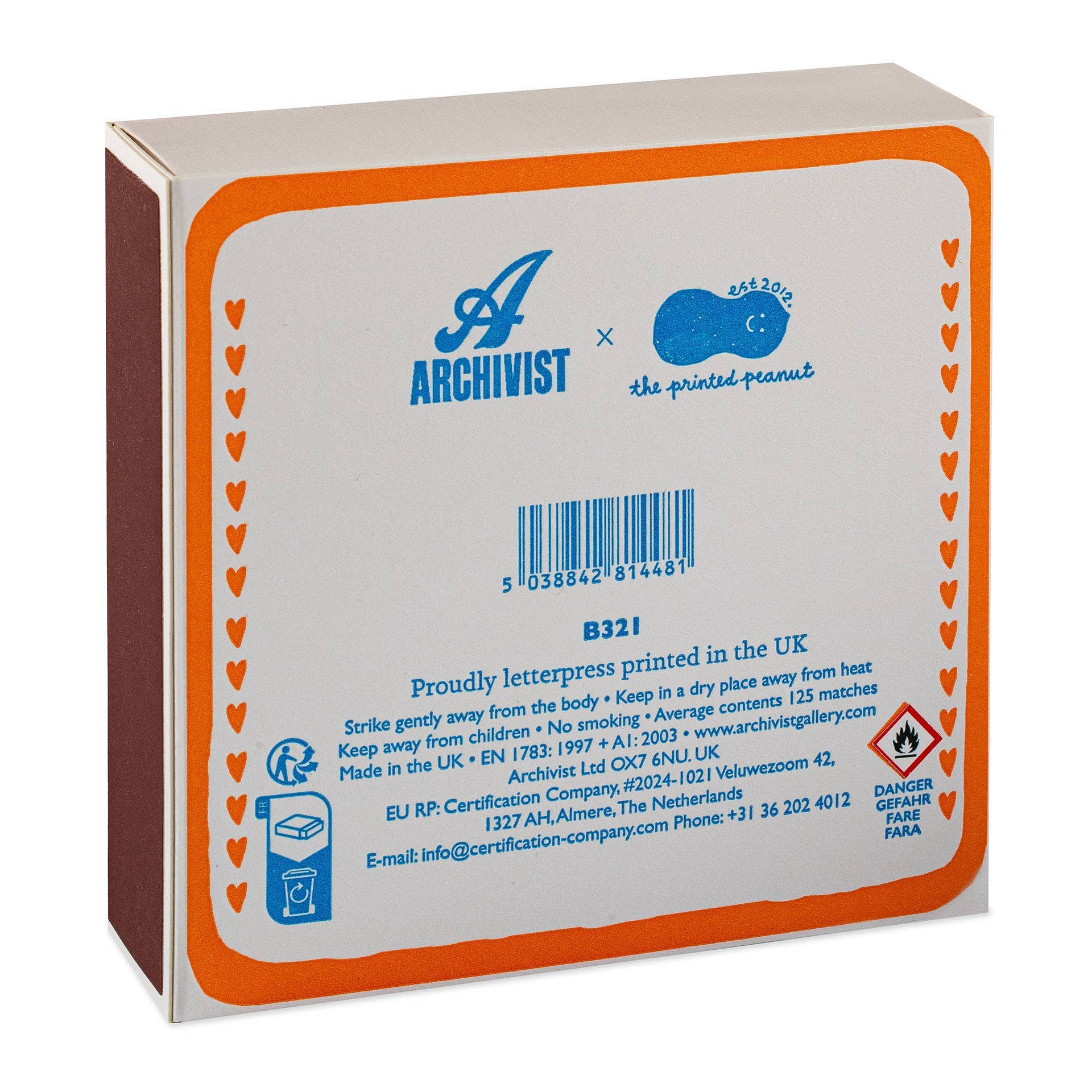 Sicherheitsstreichhölzer CAT LOVER