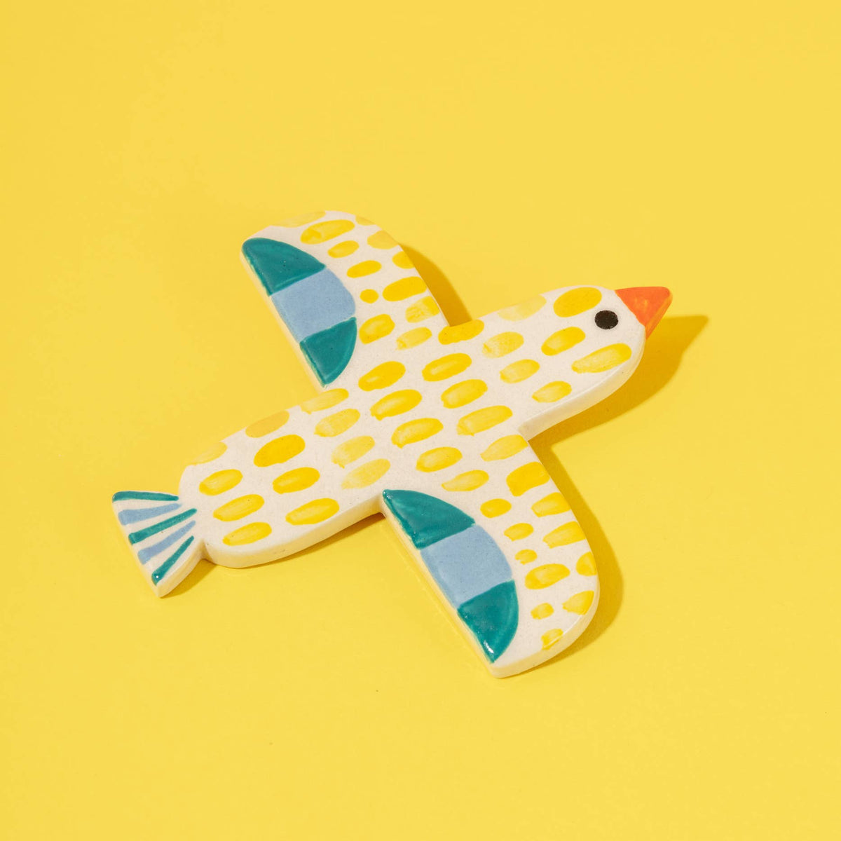 ANA SEIXAS Keramik Vogel YELLOW