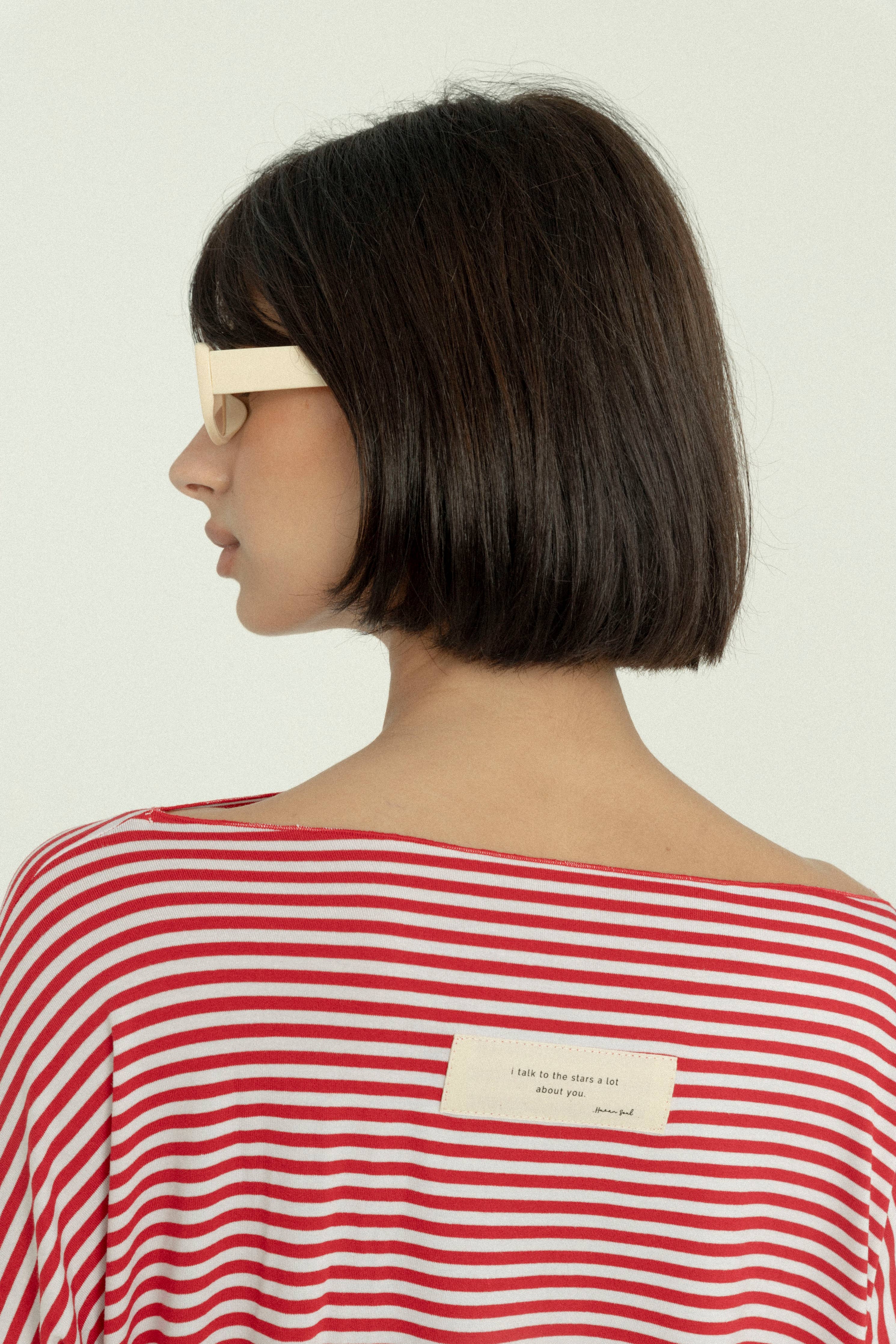 YOUR HUMAN SOUL Sweatshirt STRIPES, Rot