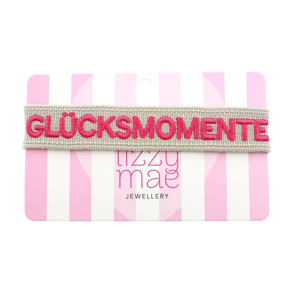 LOT83 Armband GLÜCKSMOMENTE grau