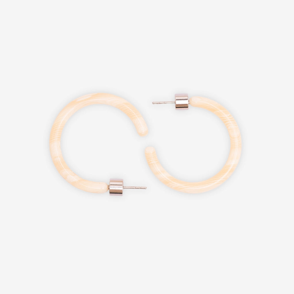 SASSTIE Ohrstecker LOOP MACADAMIA