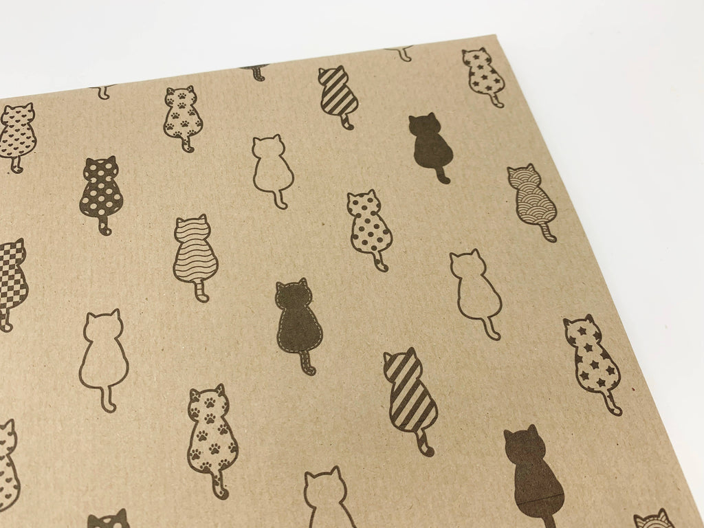 PLANET WRAP IT recyceltes Geschenkpapier CATS