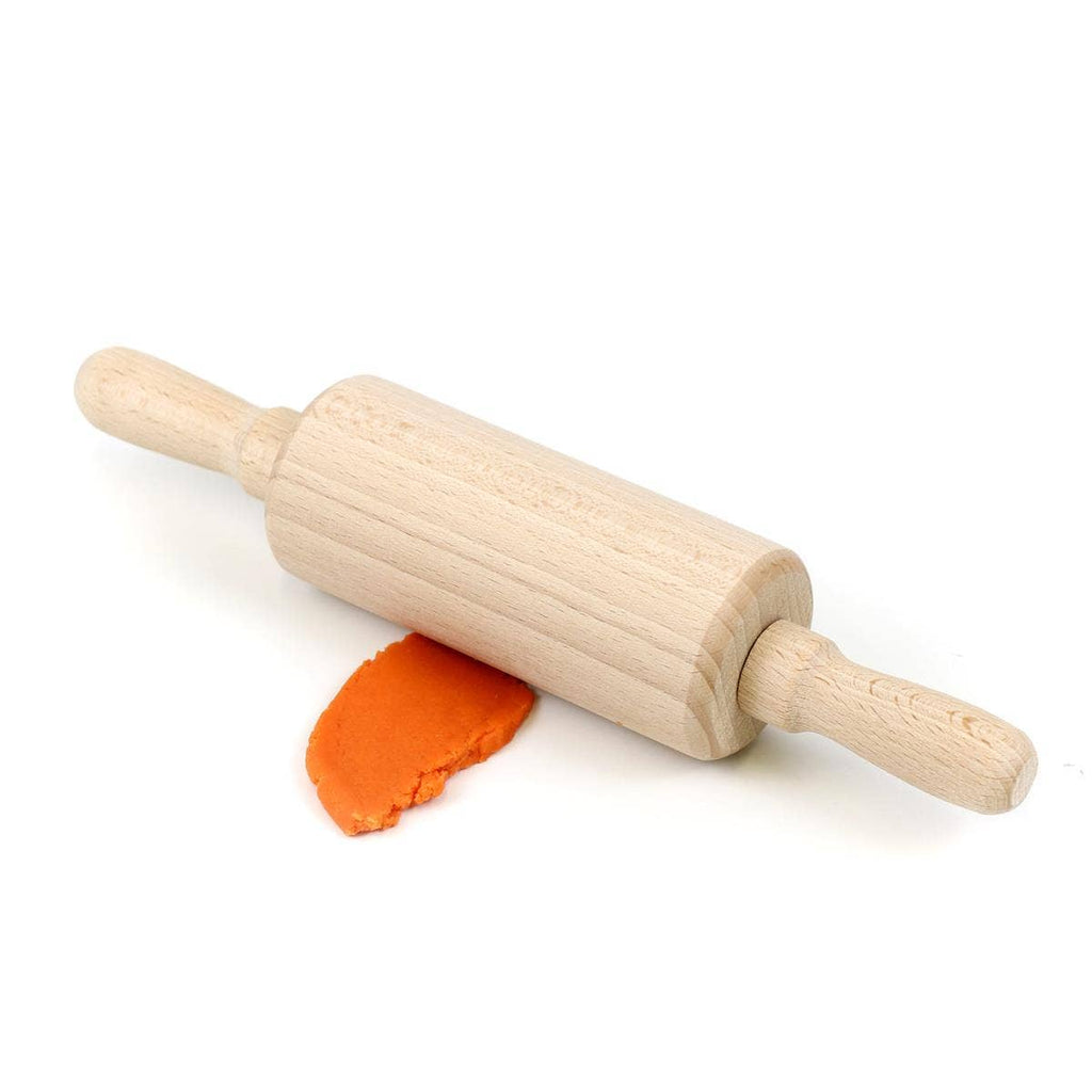 NEONGRÜN Teigrolle aus Holz