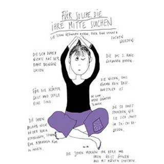 Handtuch DIE MITTE FINDEN