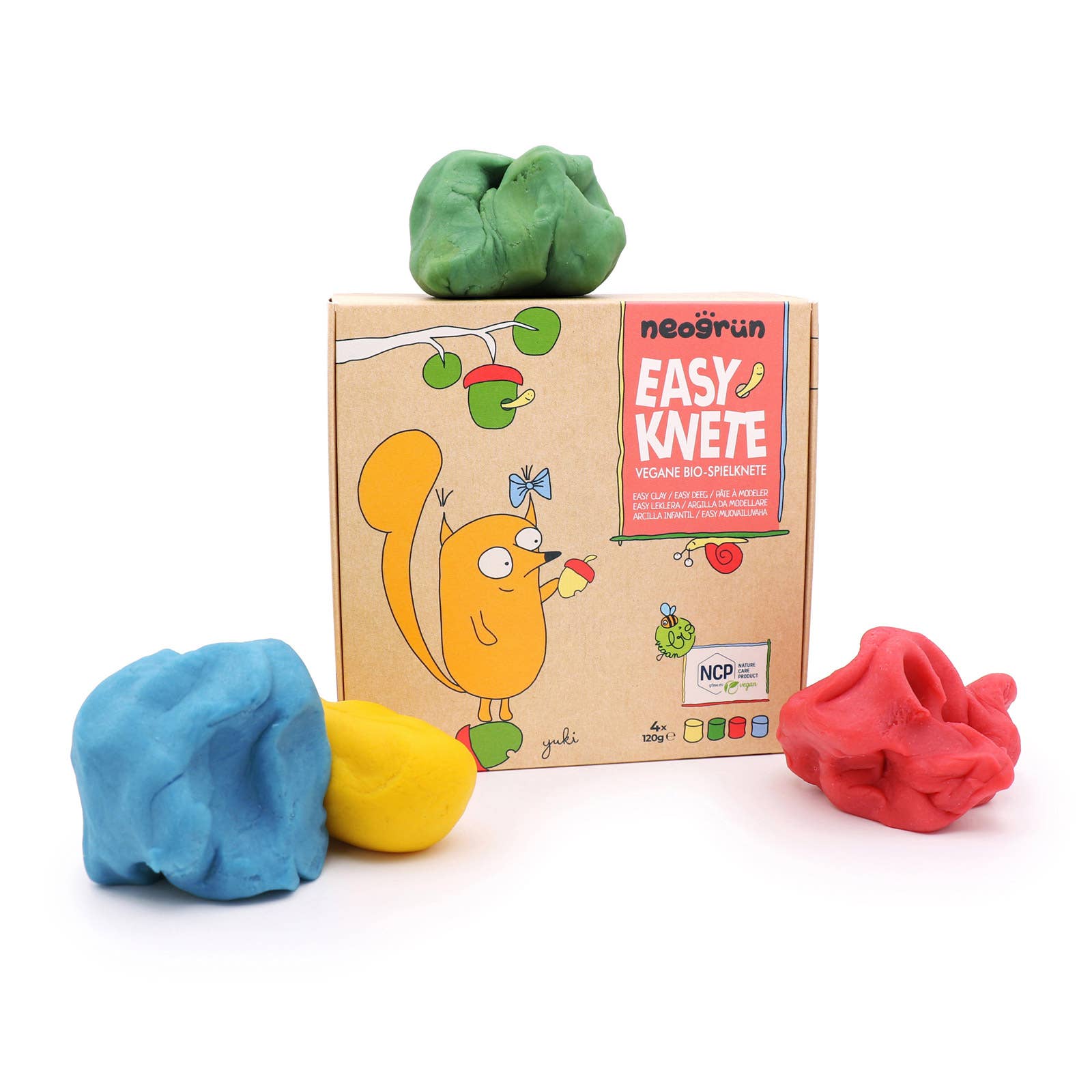 NEONGRÜN Easy-Knete vegan YUKI