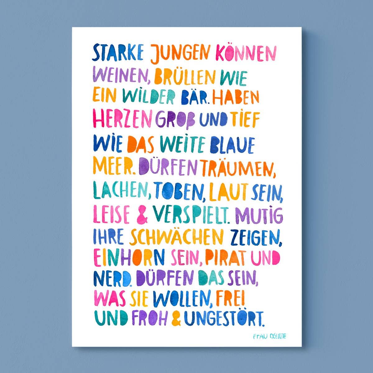 FRAU OTTILIE Poster STARKE JUNGEN