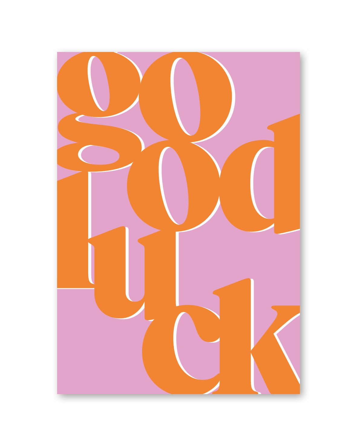 Postcard GOOD LUCK