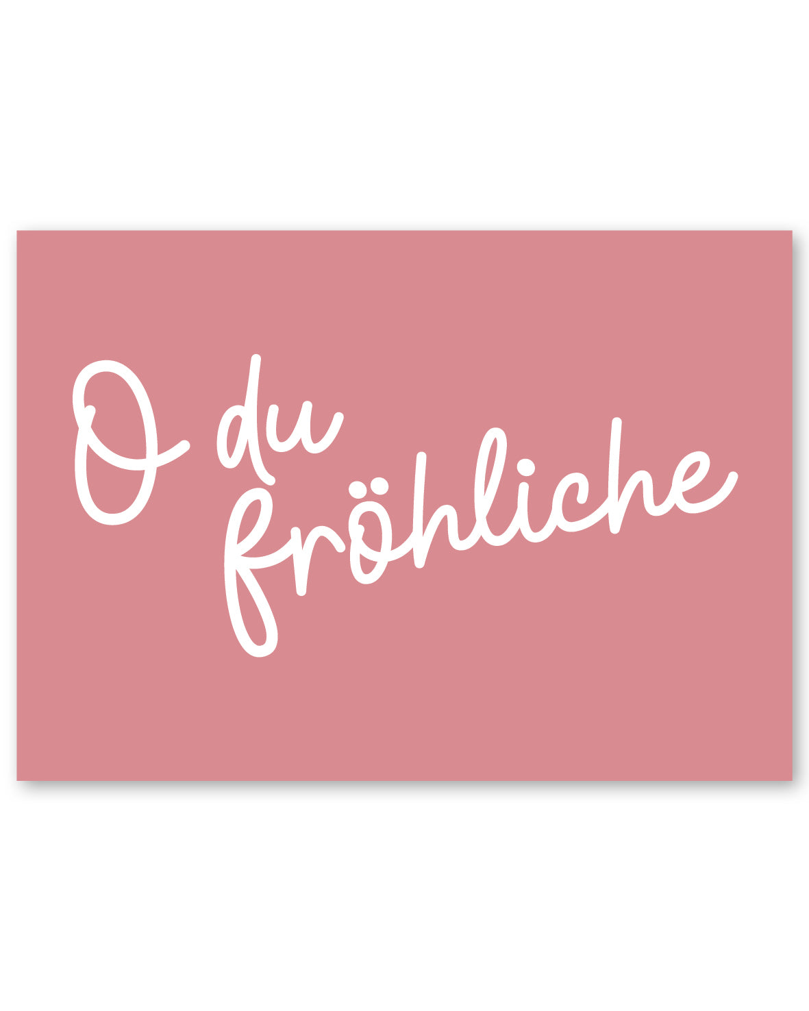 Postcard O DU FRÖHLICHE
