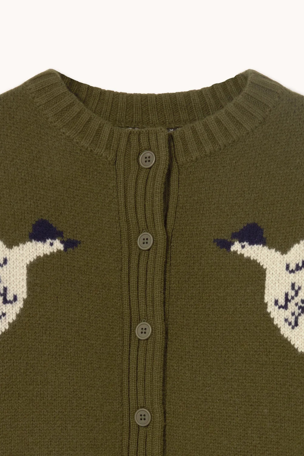 THE TINY BIG SISTER Cardigan GEESE