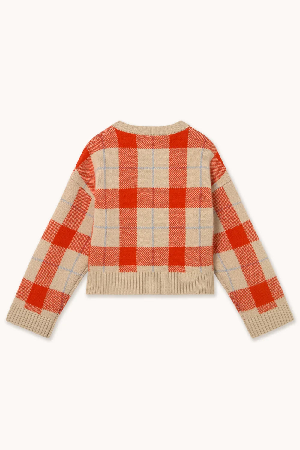 THE TINY BIG SISTER Cardigan CHECK
