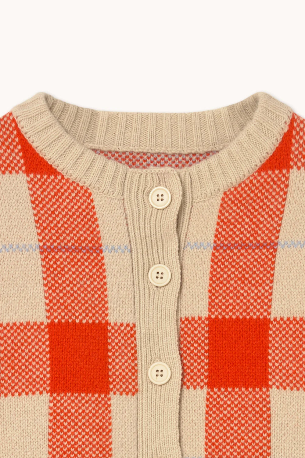 THE TINY BIG SISTER Cardigan CHECK
