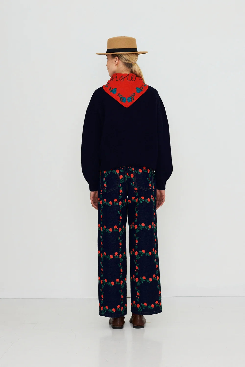 THE TINY BIG SISTER Cardigan Oversized ROSES