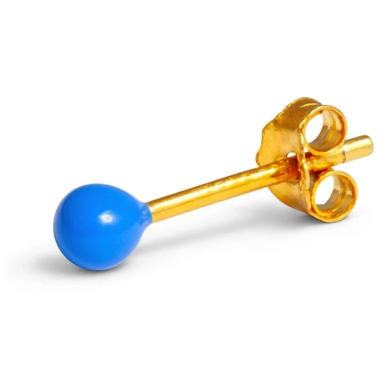 Ohrstecker LULU COLOR BALL mini, blue - mint - red