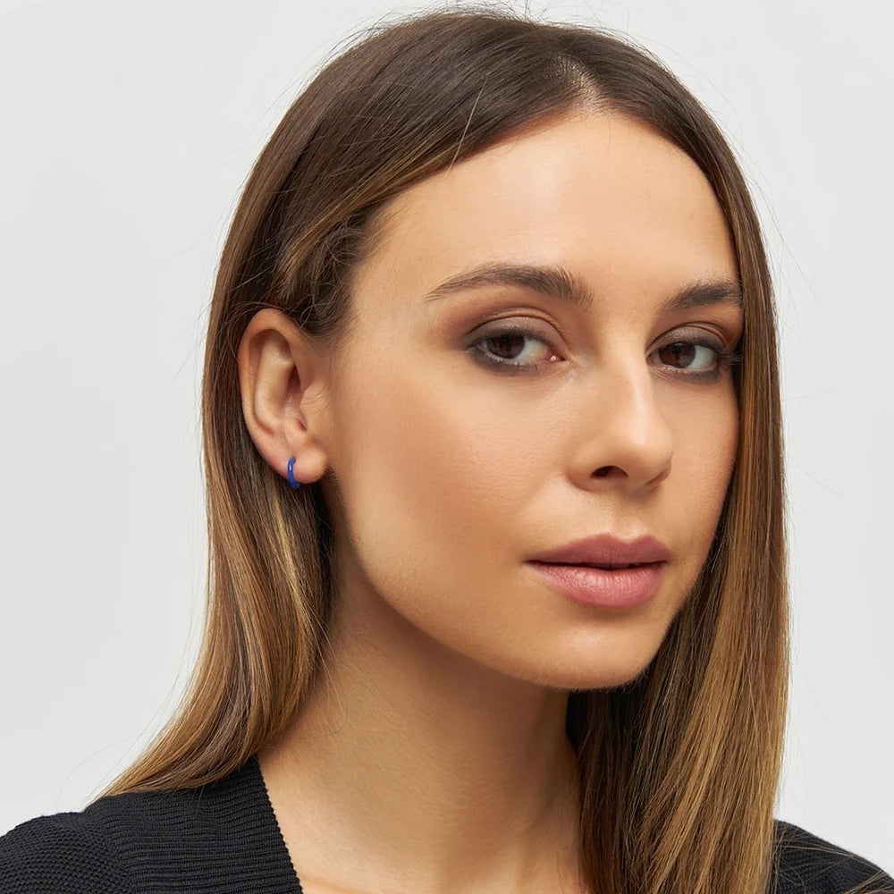 Schmuck Ohrstecker LULU COLOR HOOPS small