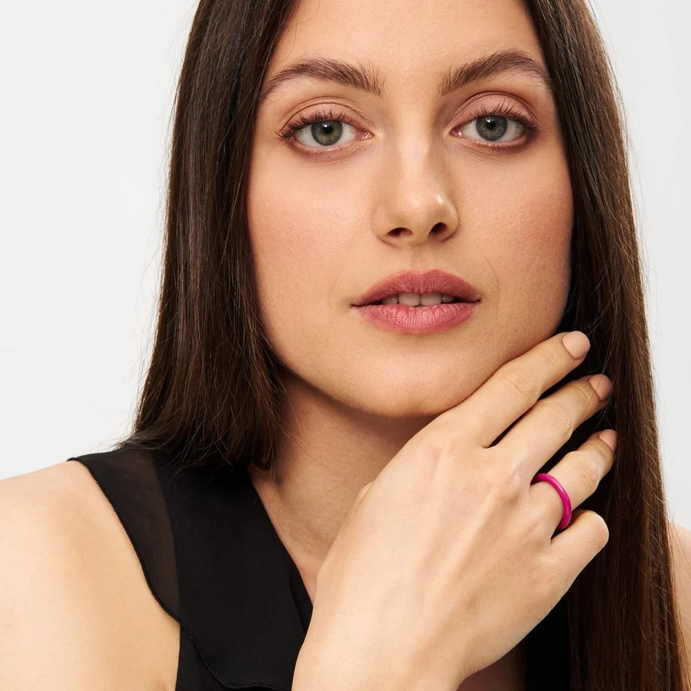 LULU Copenhagen COLOR RING single plum