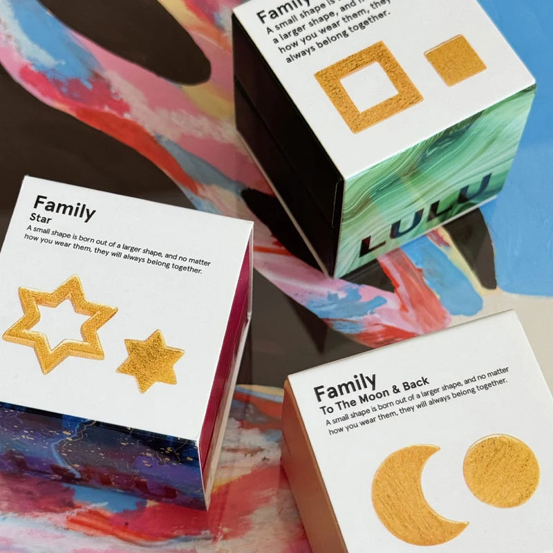 Schmuck Ohrstecker LULU Family TO THE MOON AND BACK