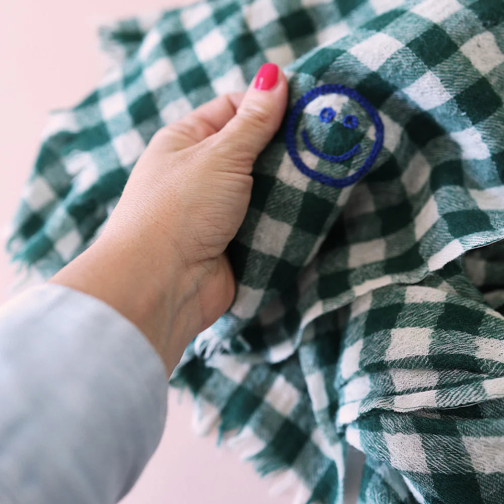 Wollschal CHECK FOREST