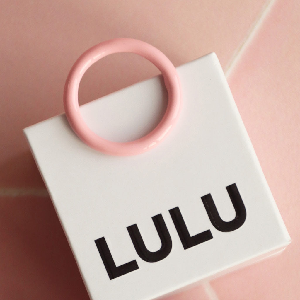 Ring LULU Copenhagen COLOR RING Single light pink