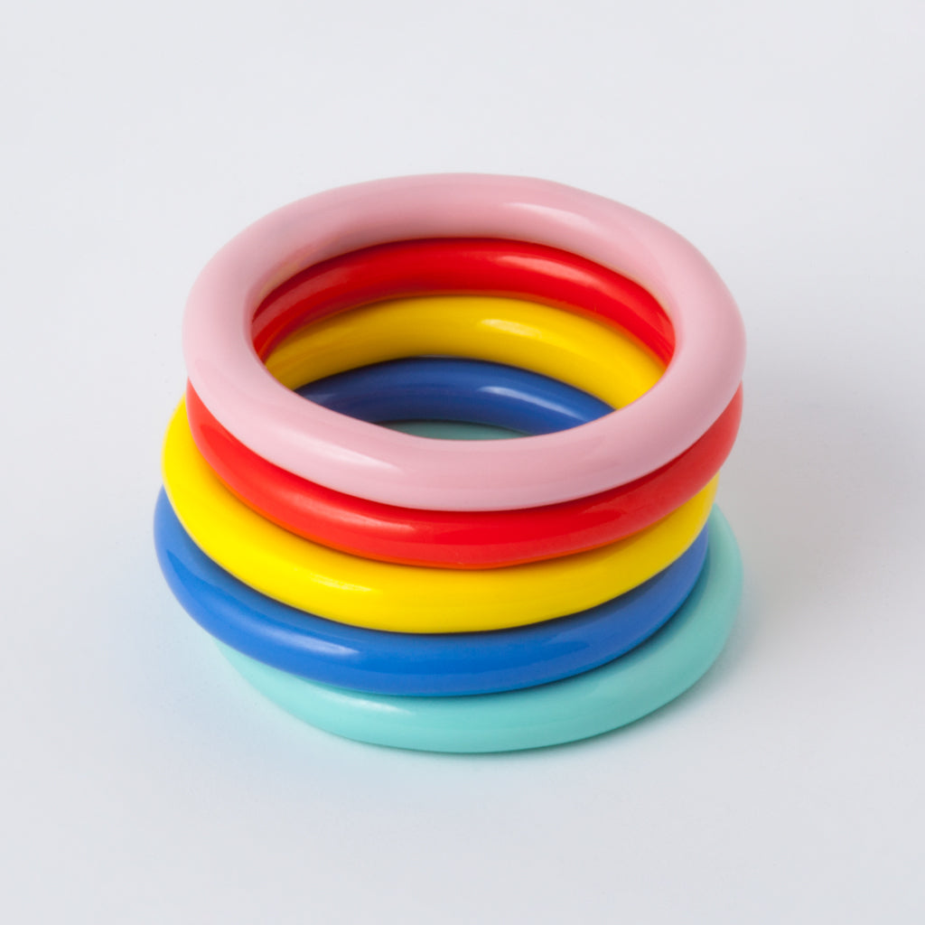 Ring LULU Copenhagen COLOR RING Single lipstick red