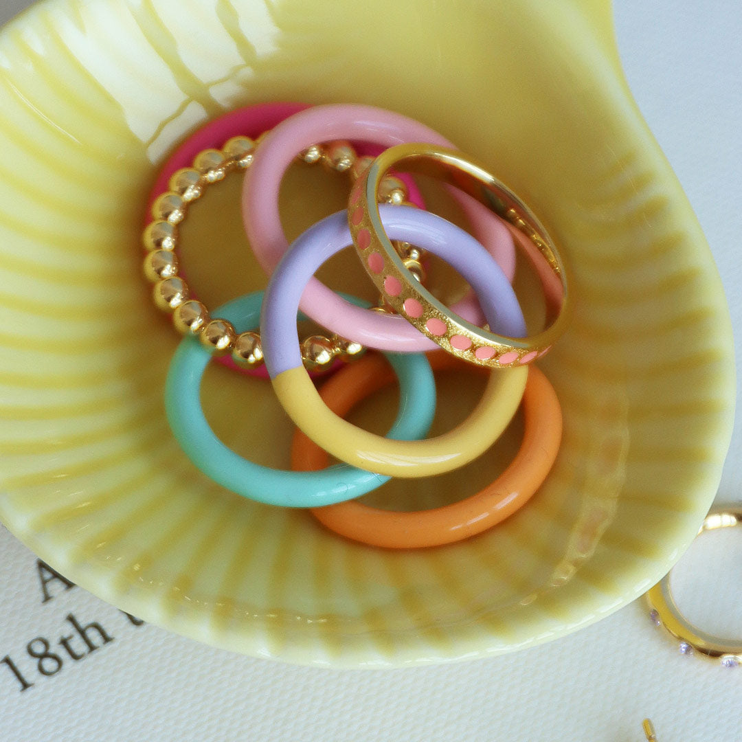 Ring LULU Copenhagen COLOR RING Single lavendel