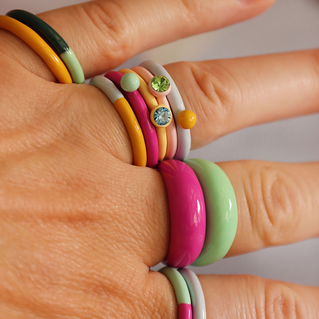 Ring Lulu Copenhagen COLOR RING Double