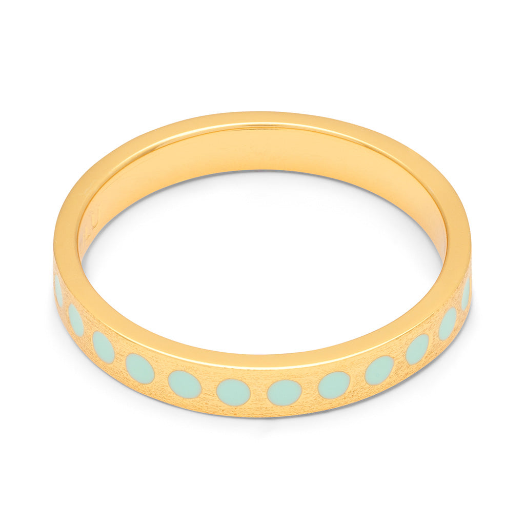 Ring LULU Copenhagen COLOR Pattern mint plated