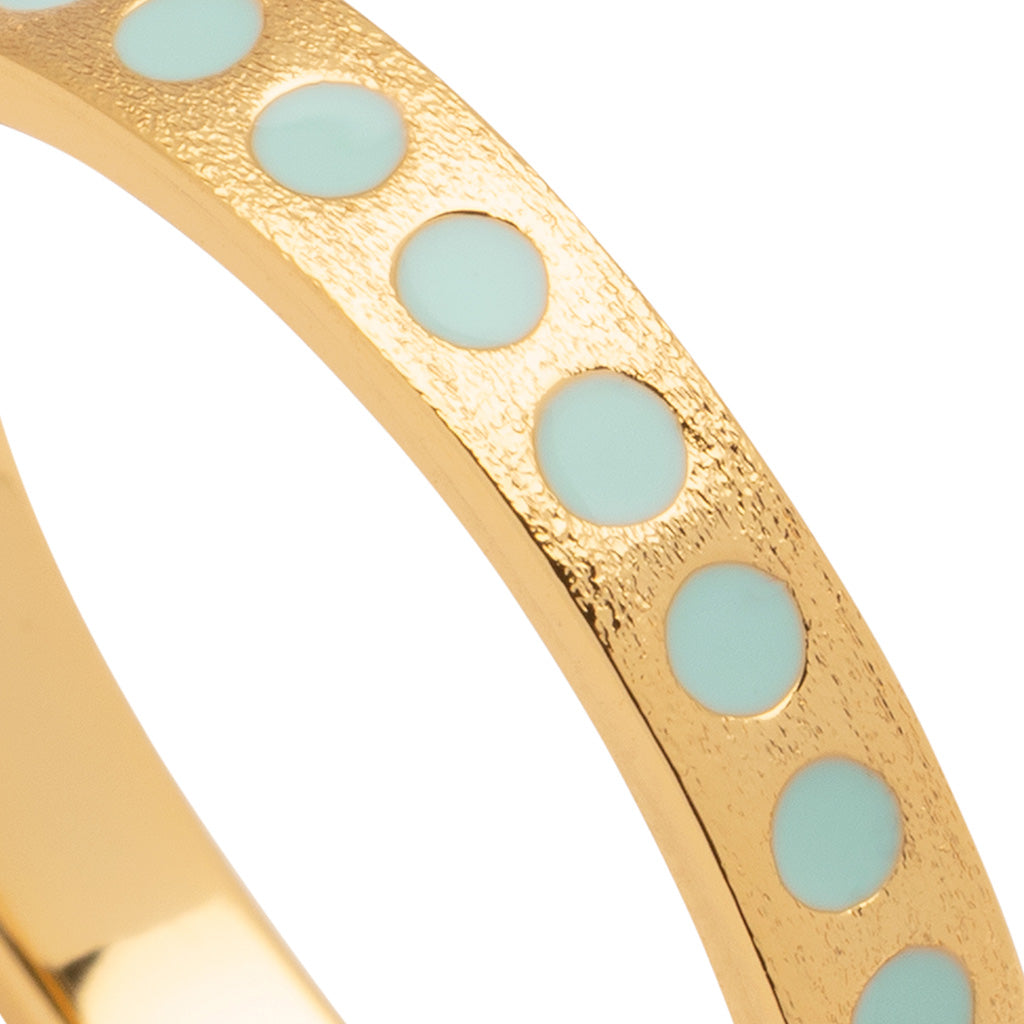 Ring LULU Copenhagen COLOR Pattern mint plated