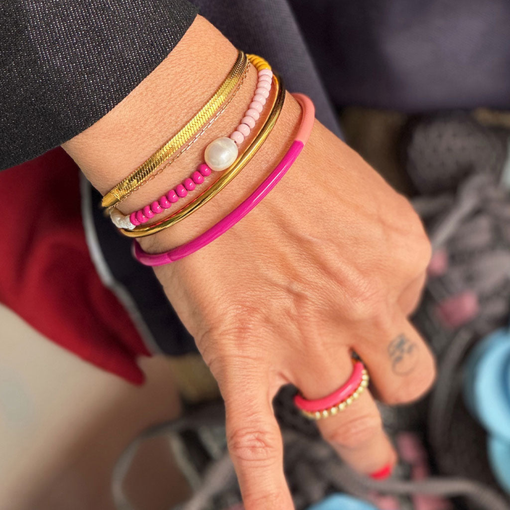 Armreif LULU Copenhagen COLOR BANGLE Quatro Sunset