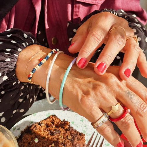 Armreif LULU Copenhagen COLOR BANGLE Quatro Rainbow
