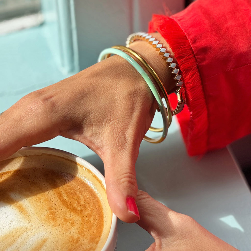 Armreif LULU Copenhagen COLOR BANGLE Quatro Sundown