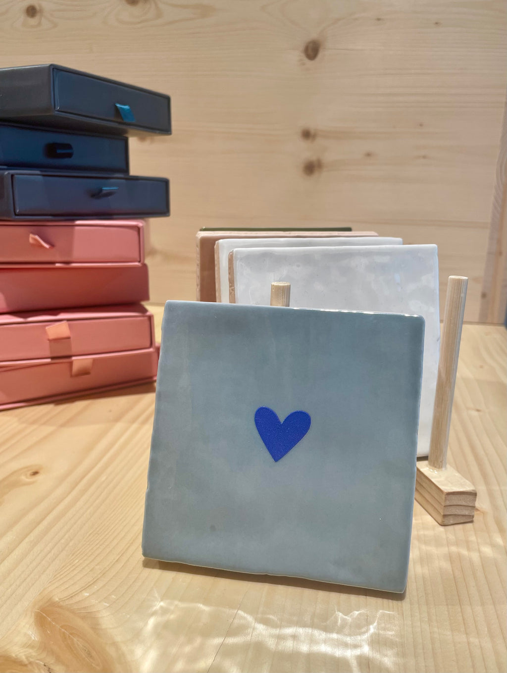 STUDIO MEUK Kachel HART blue