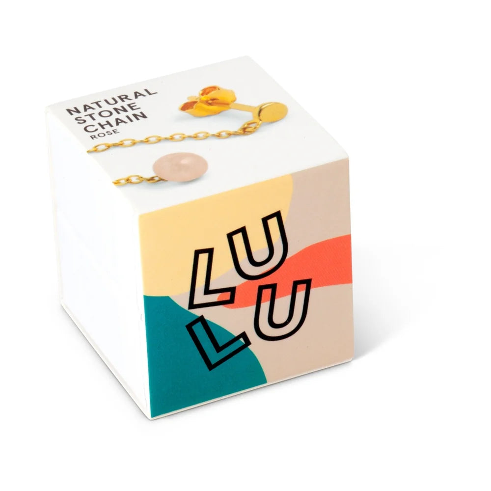 Schmuck Ohrstecker LULU NATURAL STONE Rosenquarz