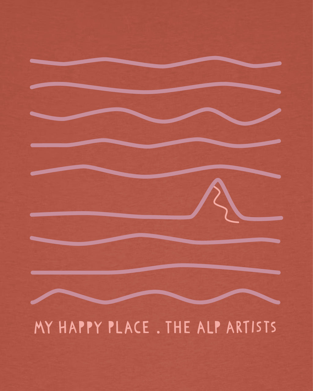 The alp artists, MY HAPPY PLACE T-Shirt Women