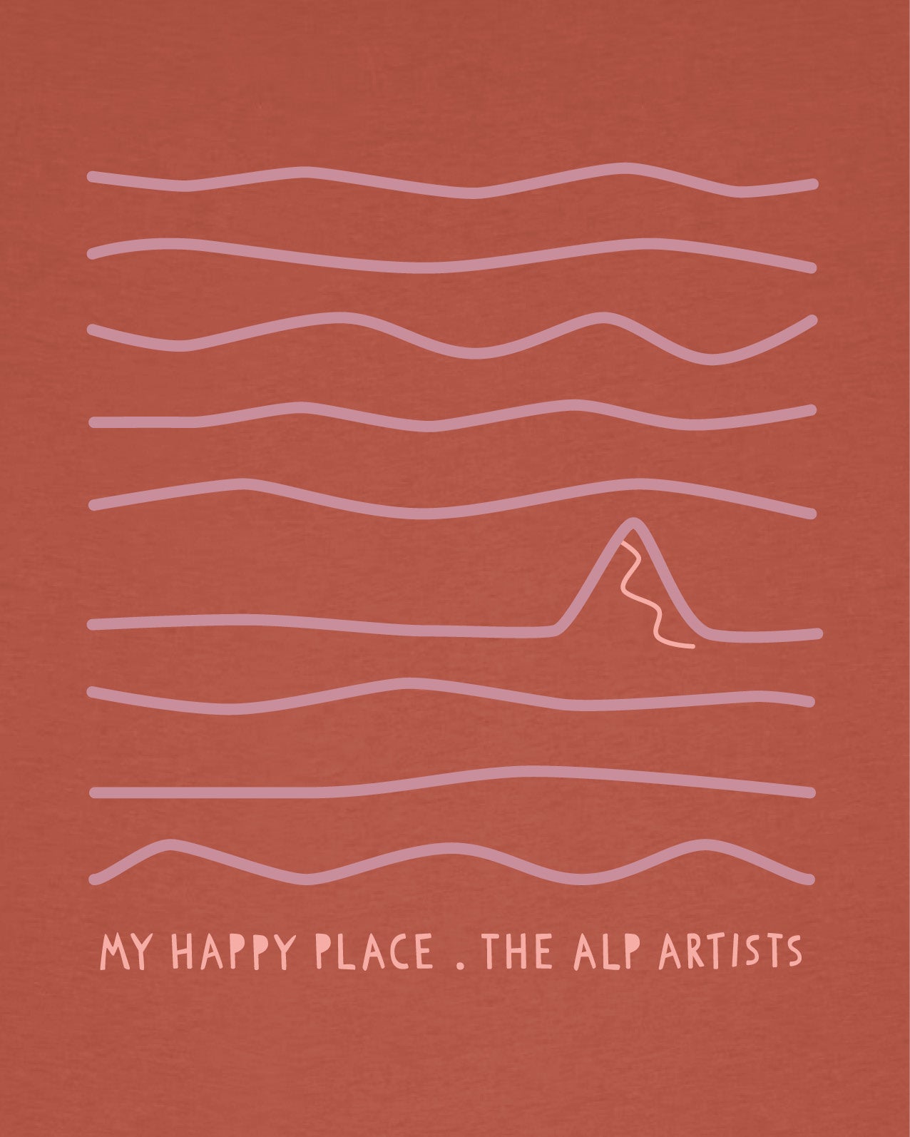 The alp artists, MY HAPPY PLACE T-Shirt Women