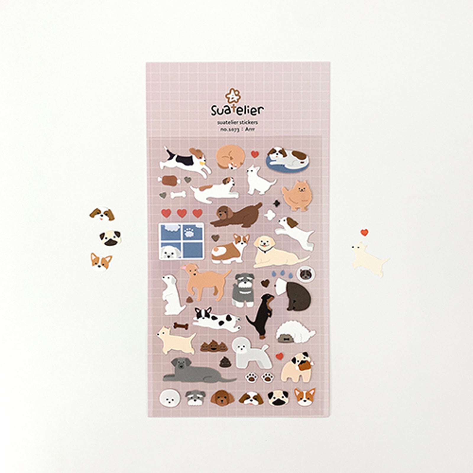 Stickers POODLE CUDDLY