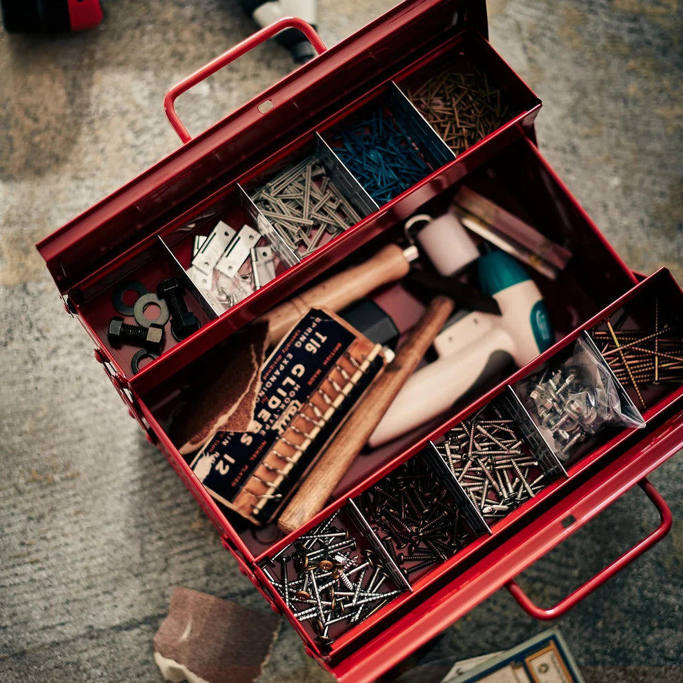 TOYO Steel Cantilever TOOLBOX ST-350 Red