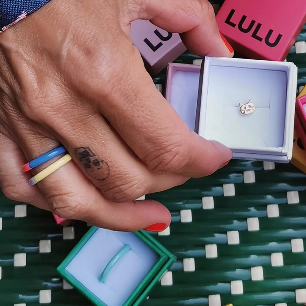 Schmuck Ohrstecker LULU THE CAT